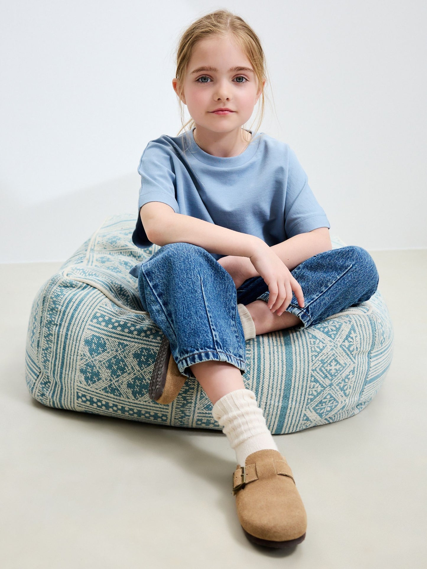 Dsiney Kidz - Mid Blue Denim Barrel Jeans (3-16yrs) image 4