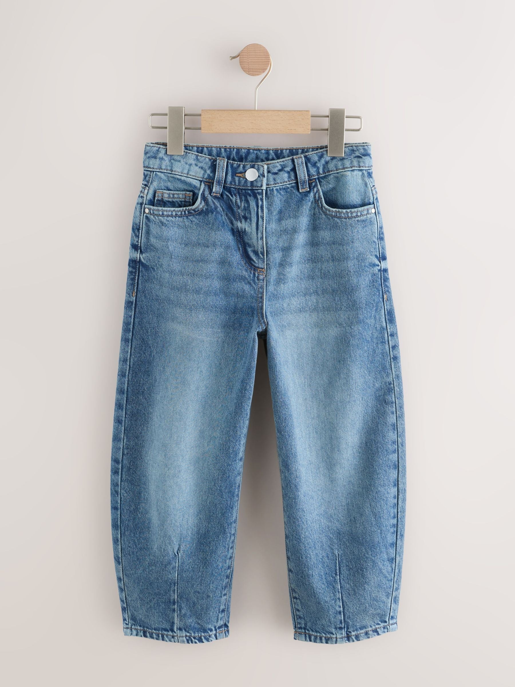 Dsiney Kidz - Mid Blue Denim Barrel Jeans (3-16yrs) image 6