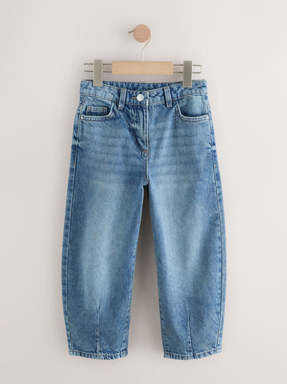 Dsiney Kidz - Mid Blue Denim Barrel Jeans (3-16yrs) image 6