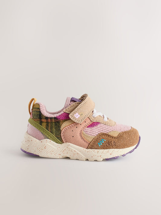 Multi Standard Fit (F) Elastic Lace Touch Fasten Trainers image 2