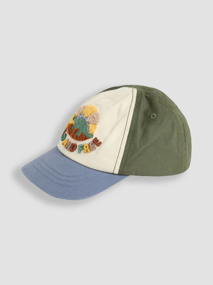 JoJo Maman Bébé Neutral Dinosaur Appliqué Cap image 3