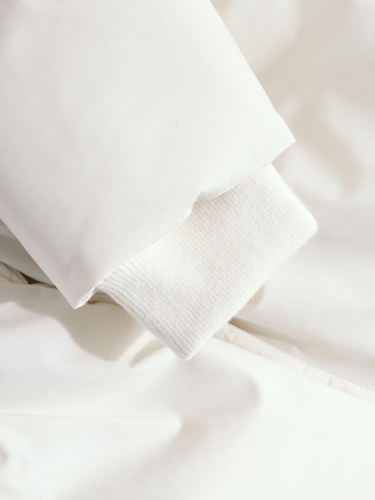 White Bow Puffer Baby Jacket (0mths-2yrs)