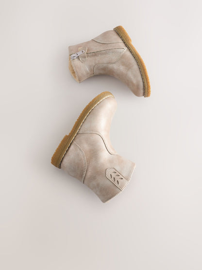 Silver Ankle Western Boots image 7