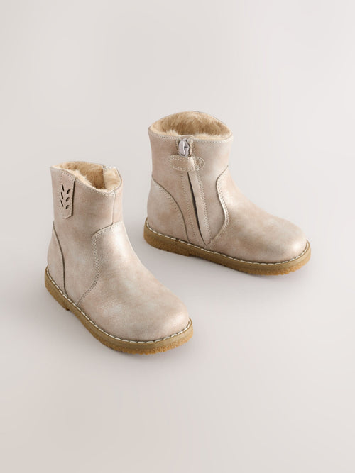 Silver Ankle Western Boots image 1