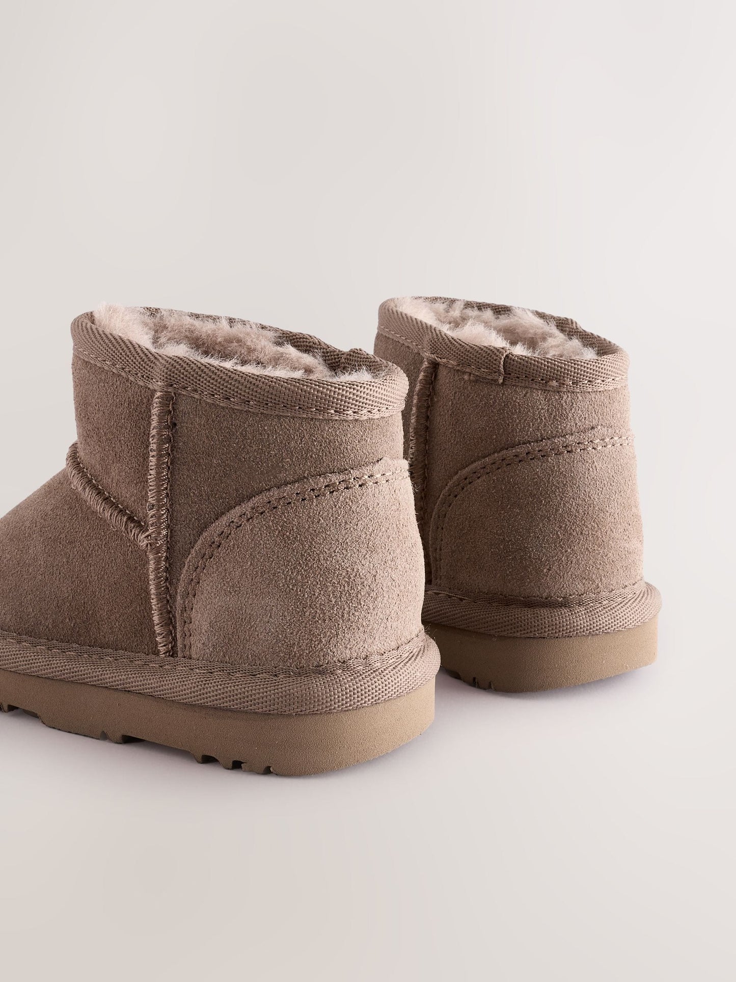 Mink Brown Water Repellent Standard Fit (F) Suede Pull On Boots image 9
