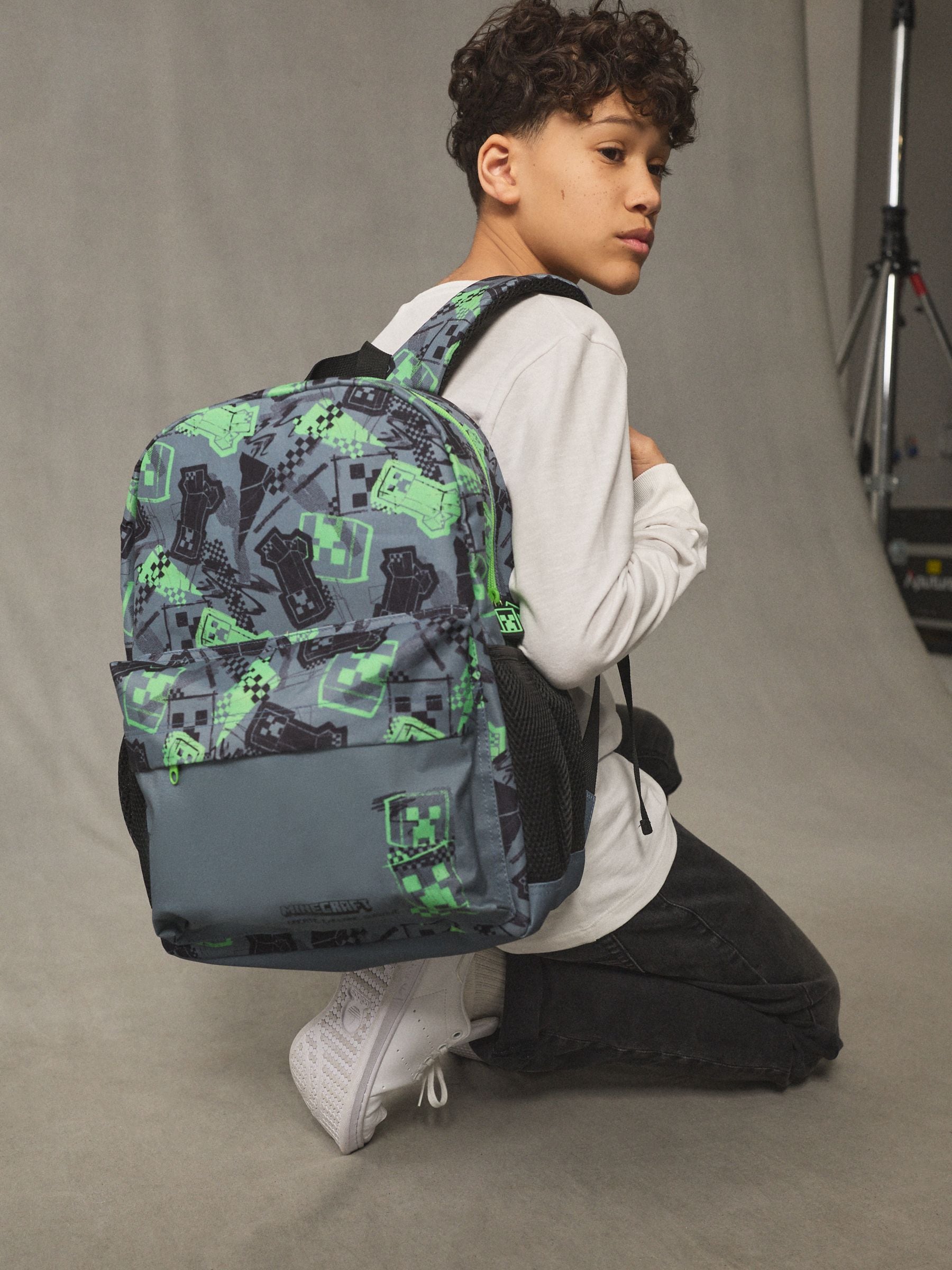 Creeper Print Minecraft Backpack image 1