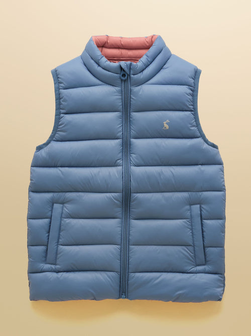 Dsiney Kidz - Joules Crofton Blue Padded Gilet image 1