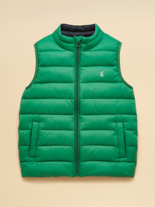 Joules Kids' Crofton Green Padded Gilet - image 1