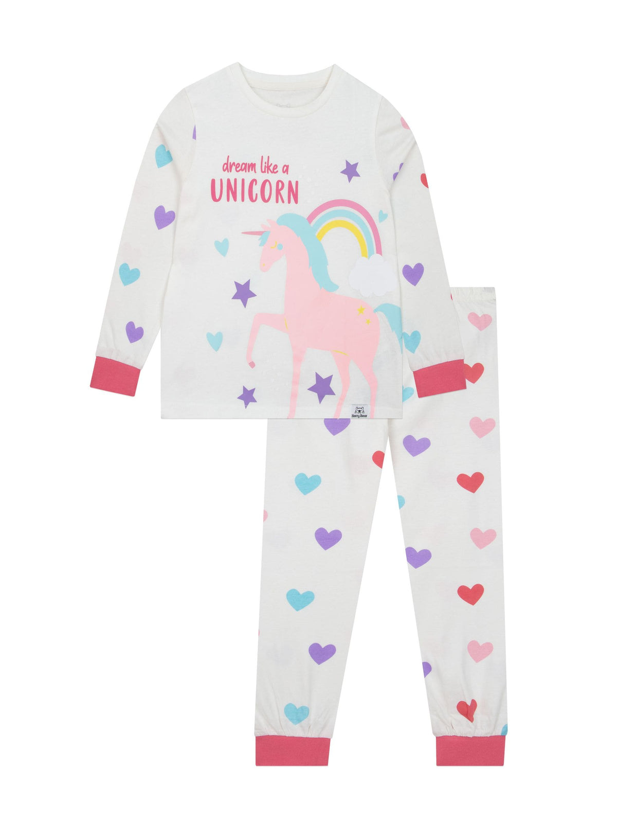 Harry Bear Pink Unicorn Pyjamas And Dressing Gown Set - image 8