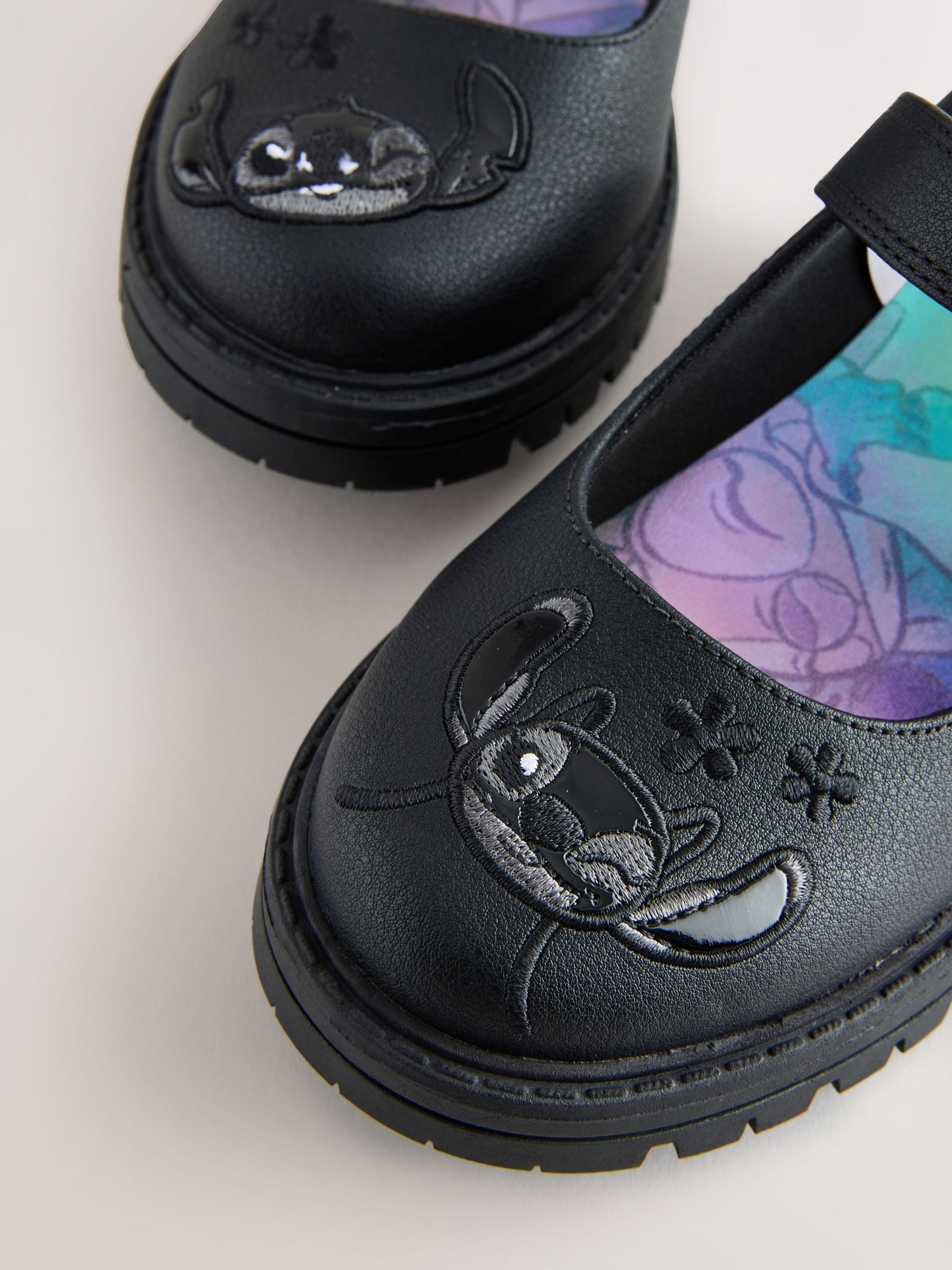 Black Lilo & Stitch Mary Jane School Shoes image 3