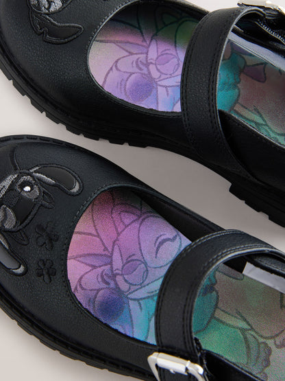 Black Lilo & Stitch Mary Jane School Shoes image 4