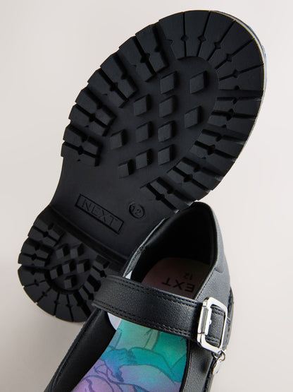 Black Lilo & Stitch Mary Jane School Shoes image 6