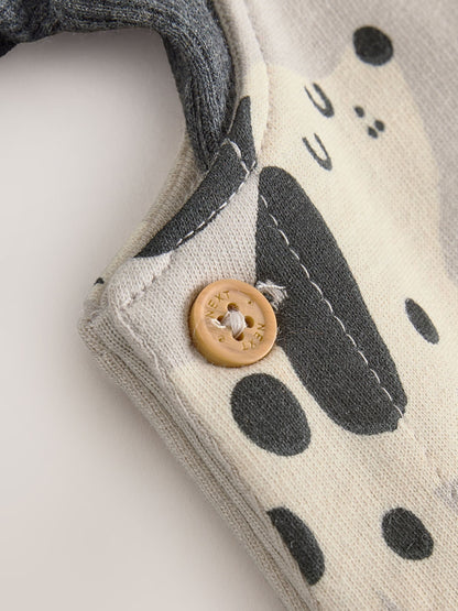 Mono Dog Jersey Dungarees And Bodysuit Baby Set (0mths-2yrs)