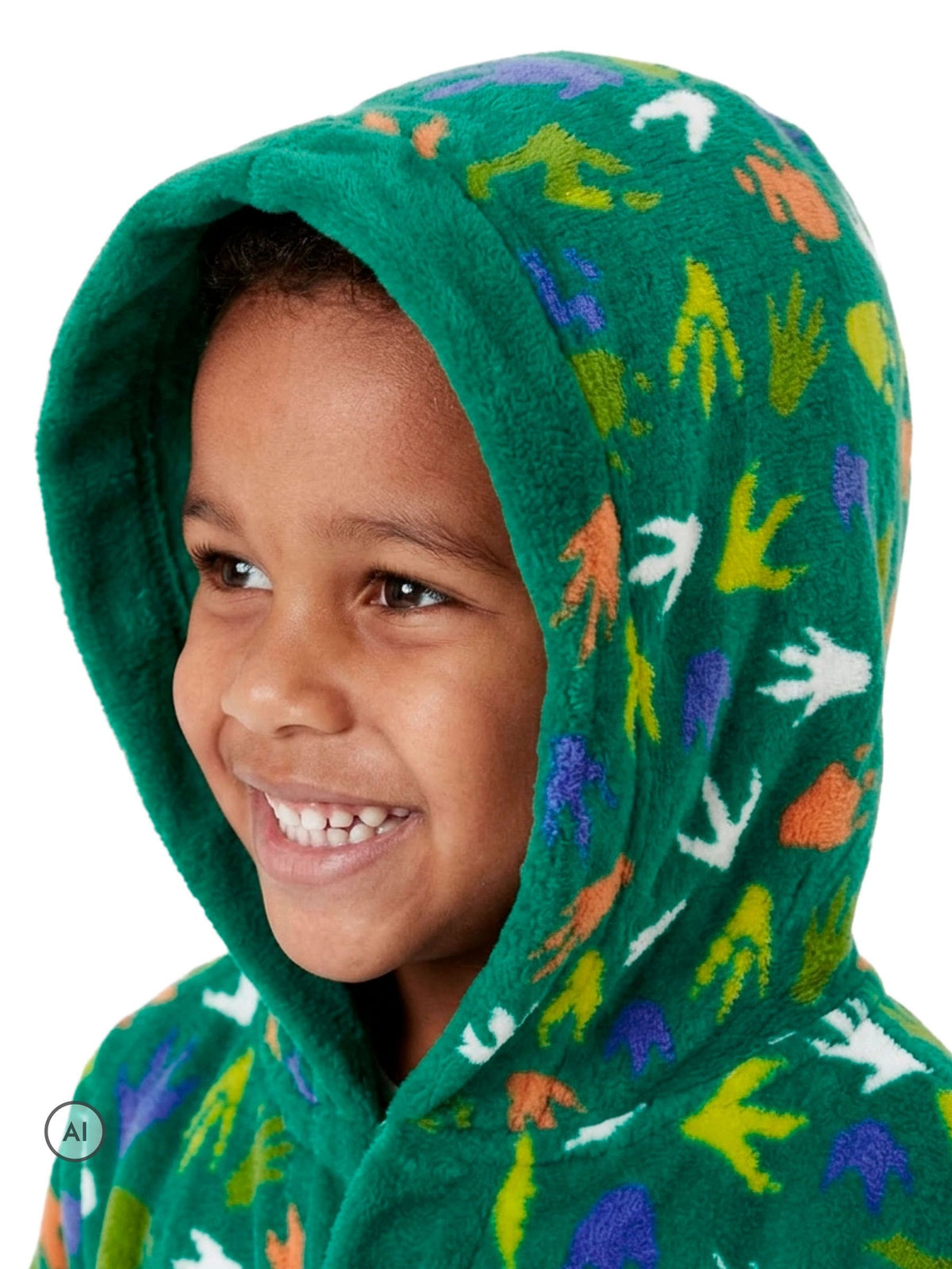 Harry Bear Green Dinosaur Pyjamas And Dressing Gown Set - image 5