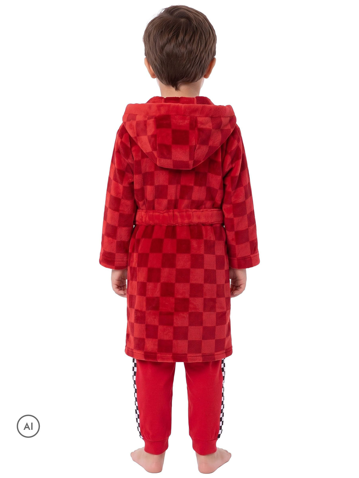 Character Red Disney Cars Pyjamas And Dressing Gown Set - image 3