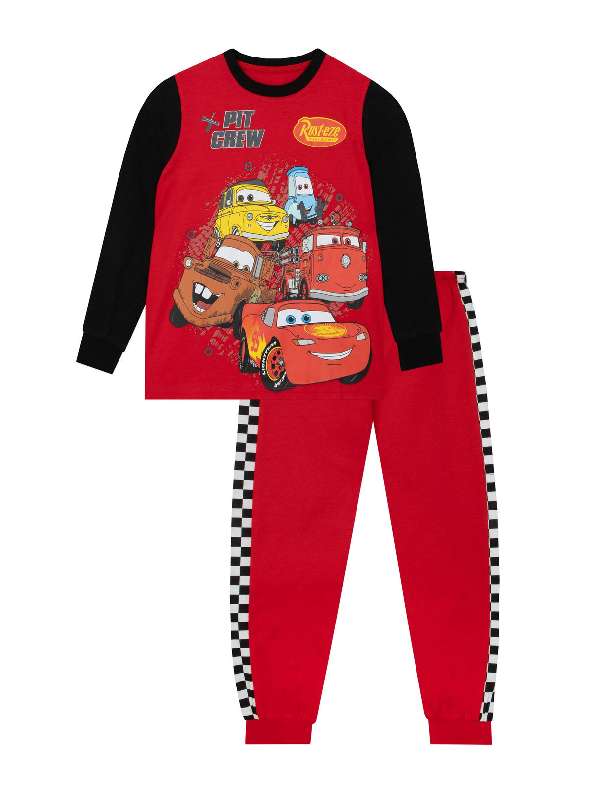 Character Red Disney Cars Pyjamas And Dressing Gown Set - image 7