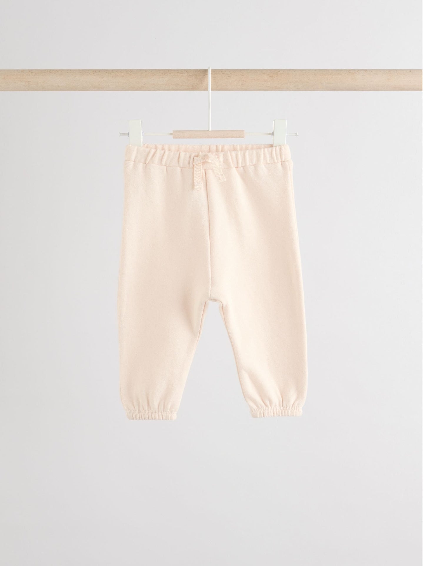 Cream/Pink Baby Sweatshirt & Joggers 6 Piece Set (0mths-2yrs) image 5