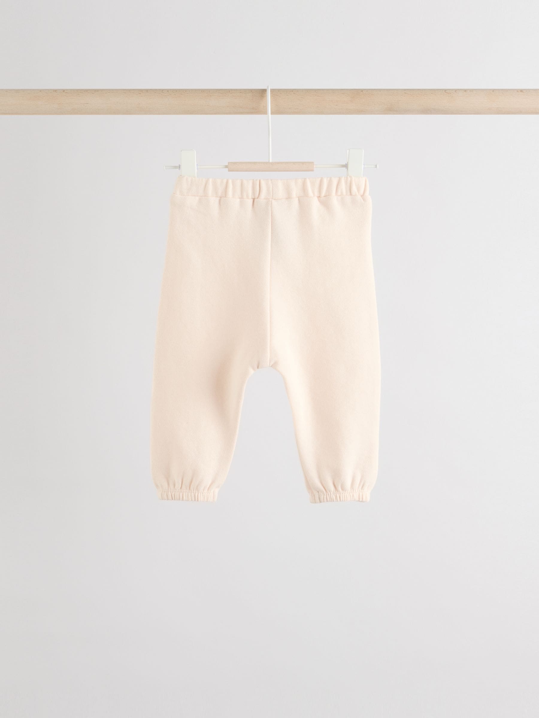 Cream/Pink Baby Sweatshirt & Joggers 6 Piece Set (0mths-2yrs) image 6