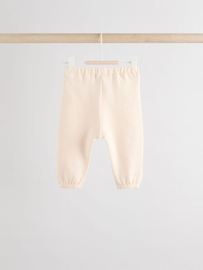 Cream/Pink Baby Sweatshirt & Joggers 6 Piece Set (0mths-2yrs) image 6