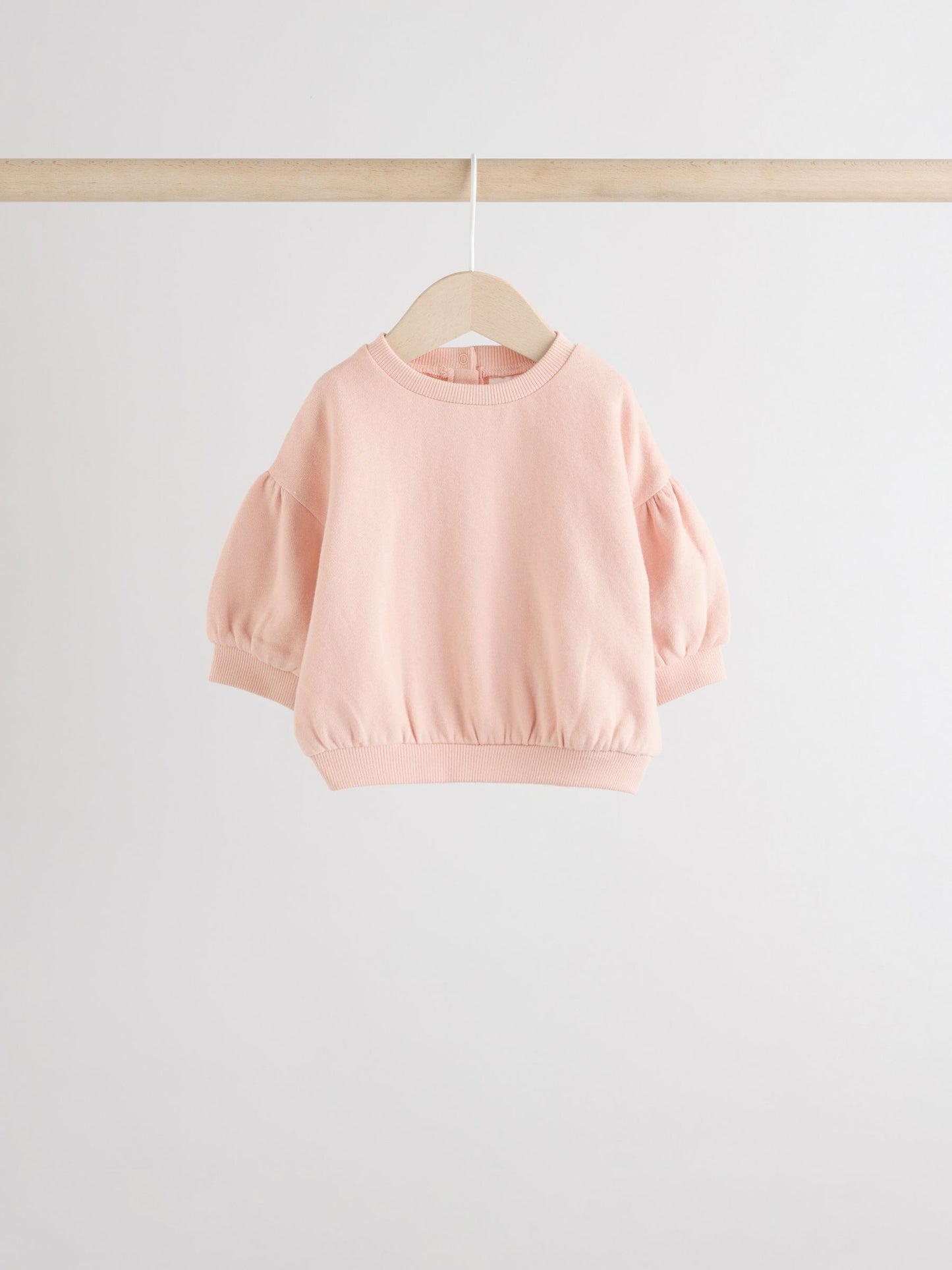 Cream/Pink Baby Sweatshirt & Joggers 6 Piece Set (0mths-2yrs) image 7