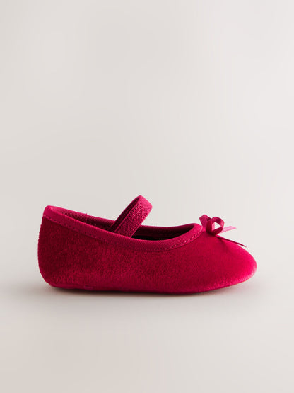 Red Baby Ballet Shoes (0-18mths)