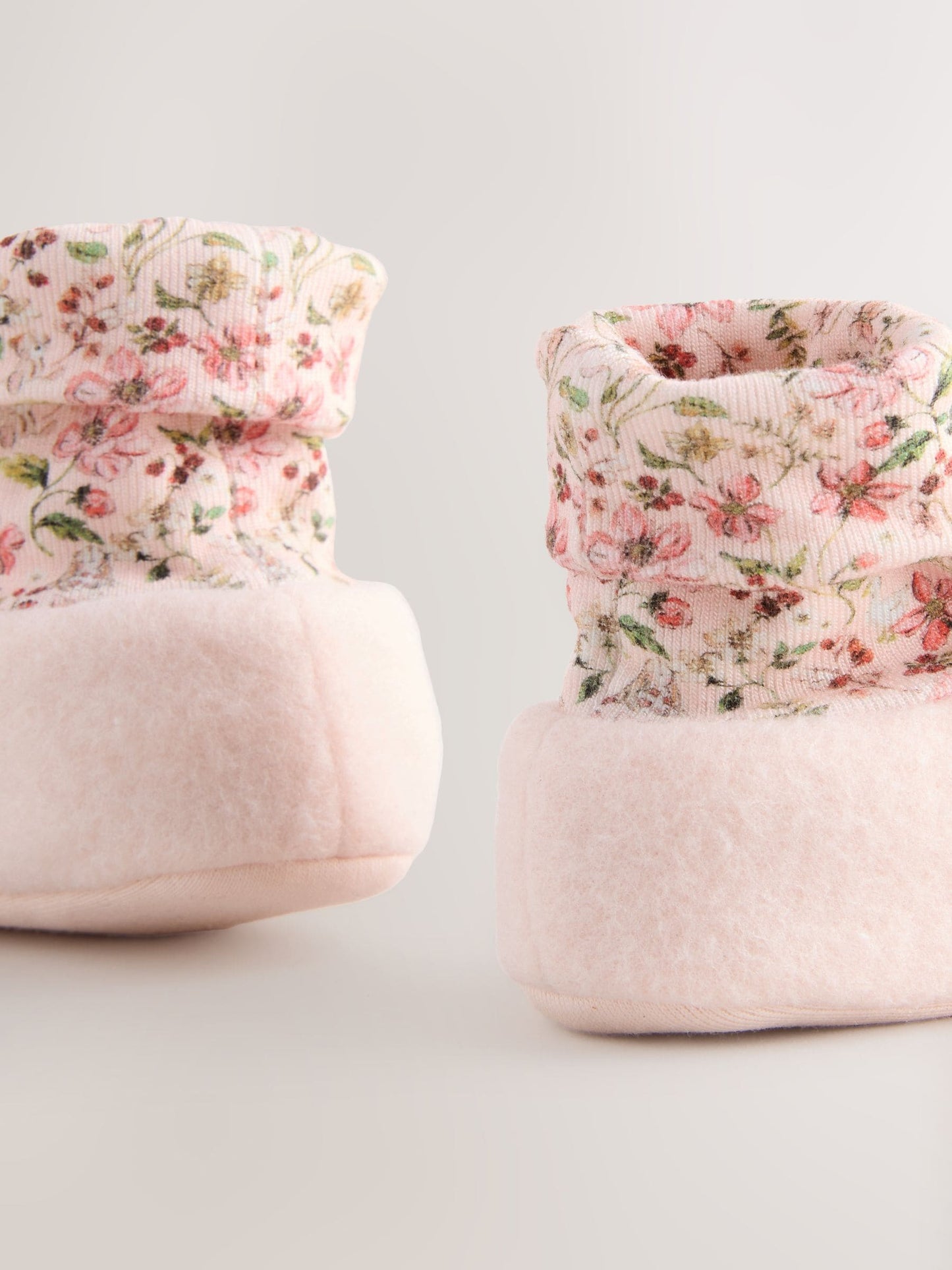 Pink Baby Sock Top Boots (0-18mths) image 4