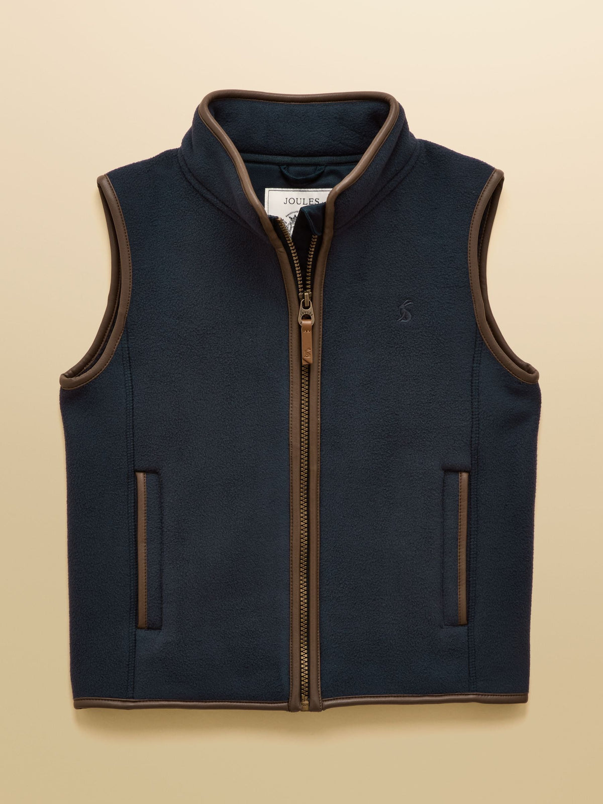 Dsiney Kidz - Joules Kids' Heritage Navy Blue Fleece Gilet image 1