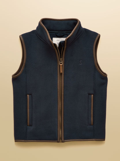 Dsiney Kidz - Joules Kids' Heritage Navy Blue Fleece Gilet image 1