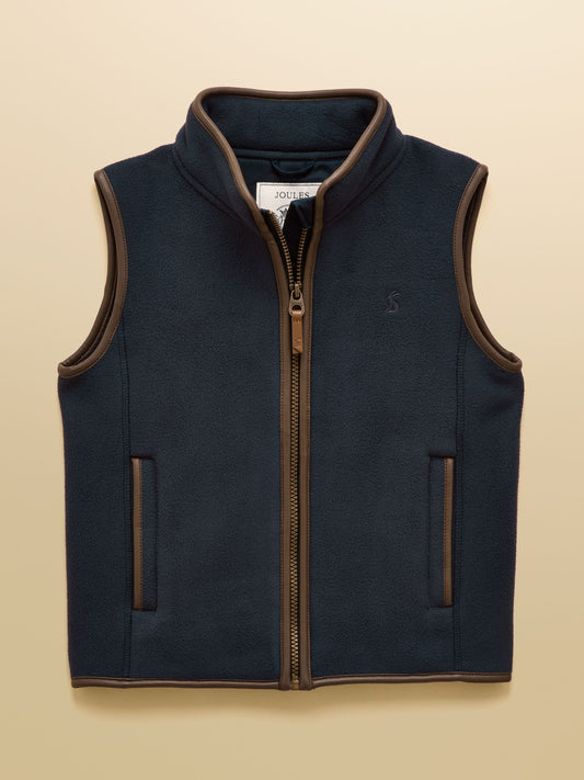 Dsiney Kidz - Joules Kids' Heritage Navy Blue Fleece Gilet image 1