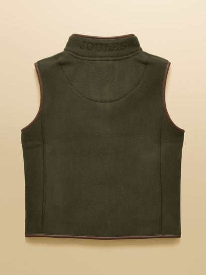 Dsiney Kidz - Joules Kids' Heritage Dark Green Fleece Gilet image 2