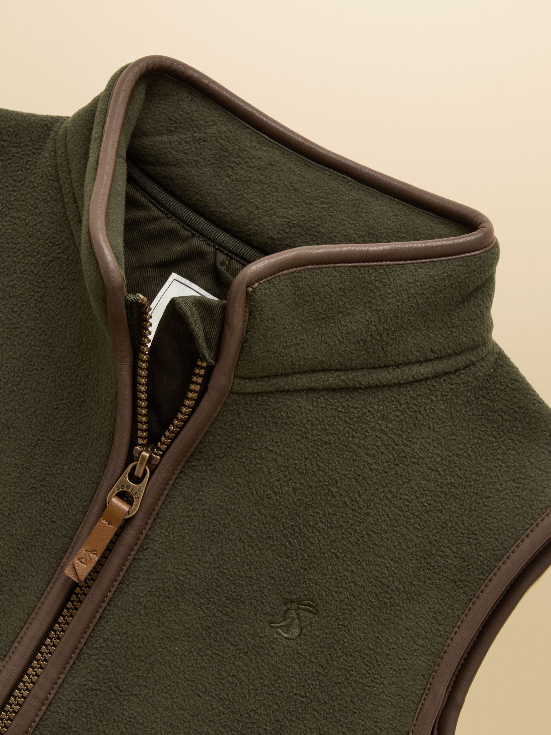 Dsiney Kidz - Joules Kids' Heritage Dark Green Fleece Gilet image 3