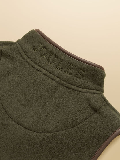Dsiney Kidz - Joules Kids' Heritage Dark Green Fleece Gilet image 4