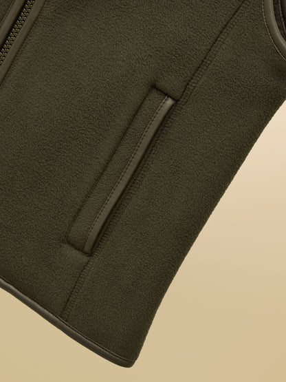 Dsiney Kidz - Joules Kids' Heritage Dark Green Fleece Gilet image 5