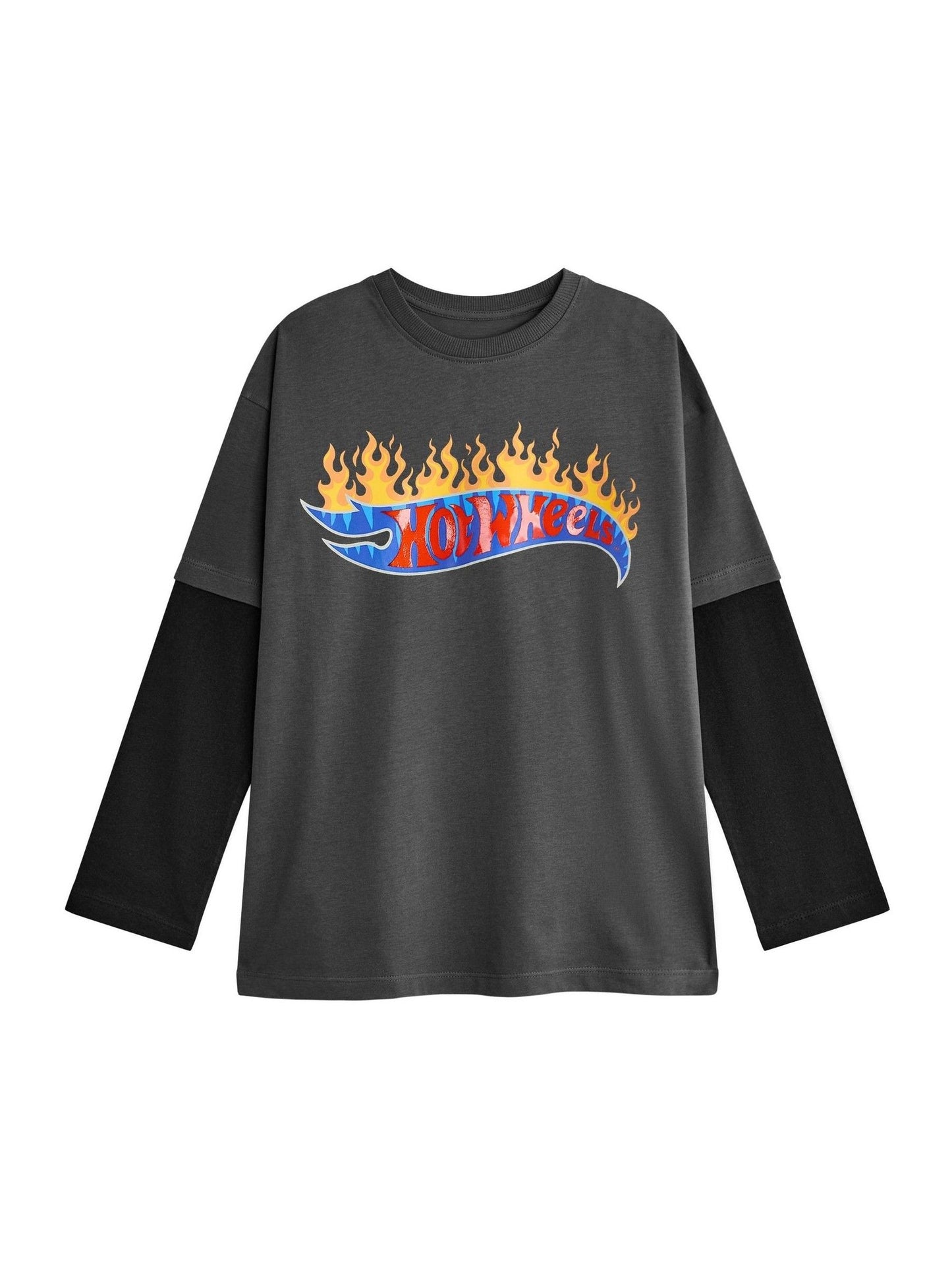 Dsiney Kidz - Vanilla Underground Grey Boys 100% Cotton Hot Wheels Skater T-Shirt image 1