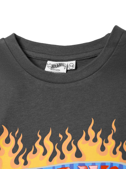 Dsiney Kidz - Vanilla Underground Grey Boys 100% Cotton Hot Wheels Skater T-Shirt image 3