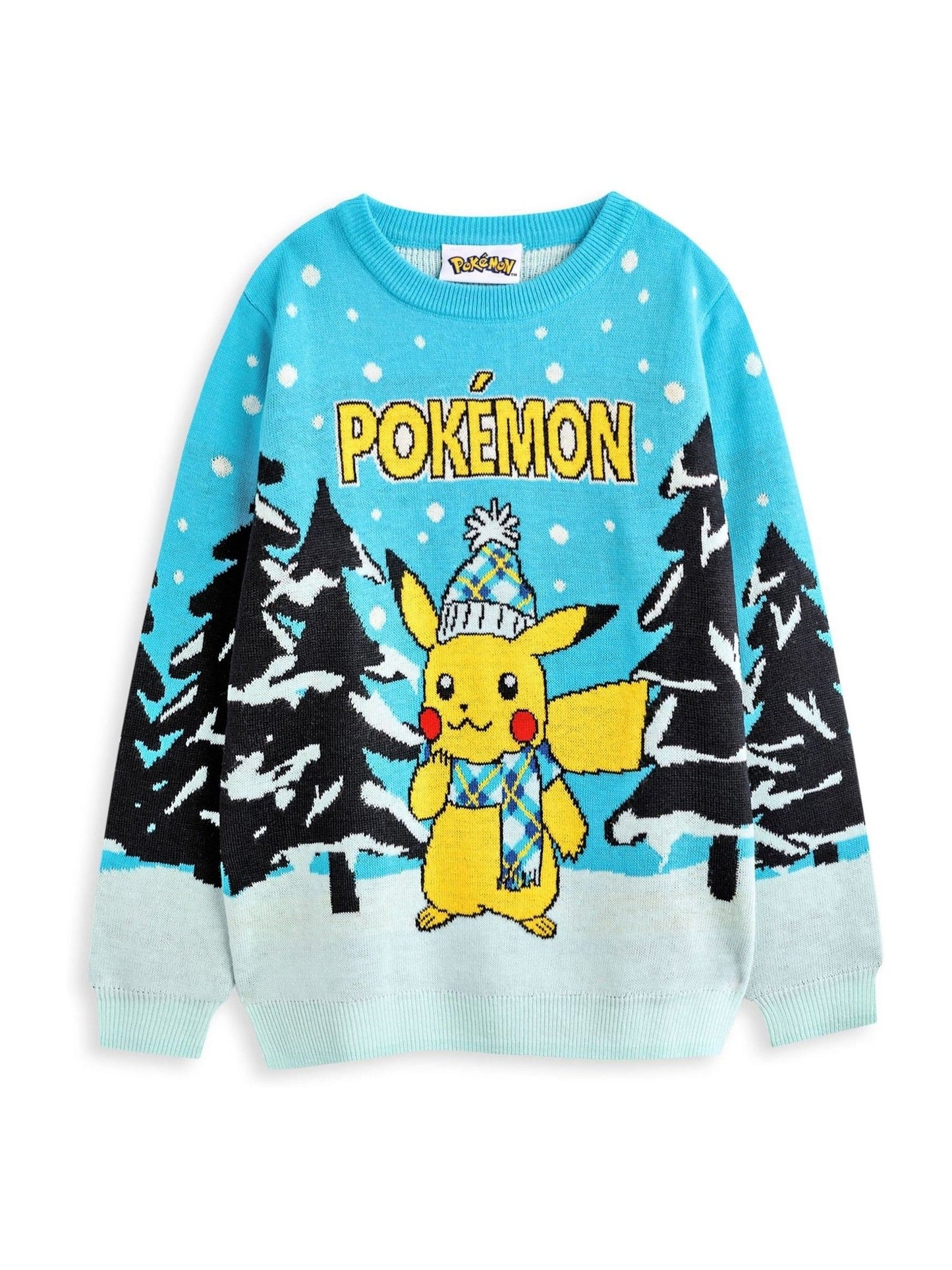 Dsiney Kidz - Vanilla Underground Blue Pokemon Character Christmas Jumpers image 1