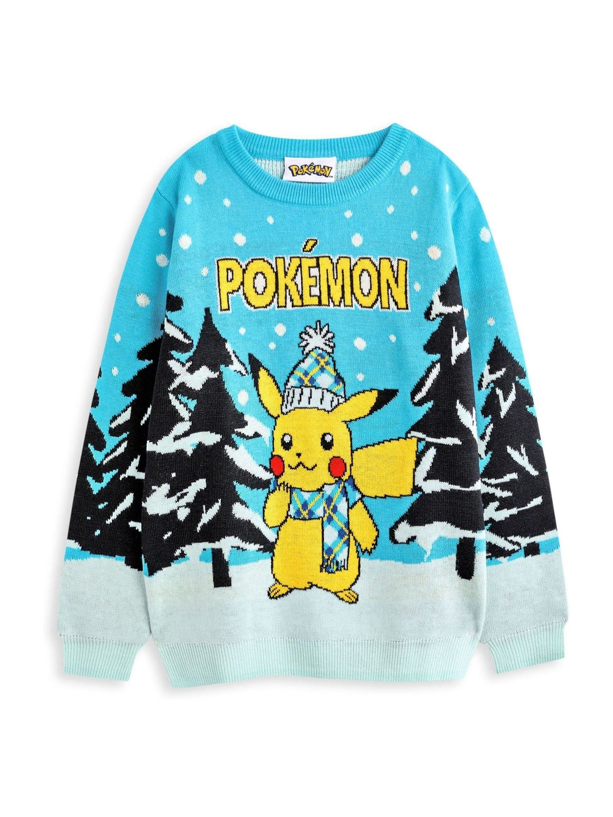 Dsiney Kidz - Vanilla Underground Blue Pokemon Character Christmas Jumpers image 1
