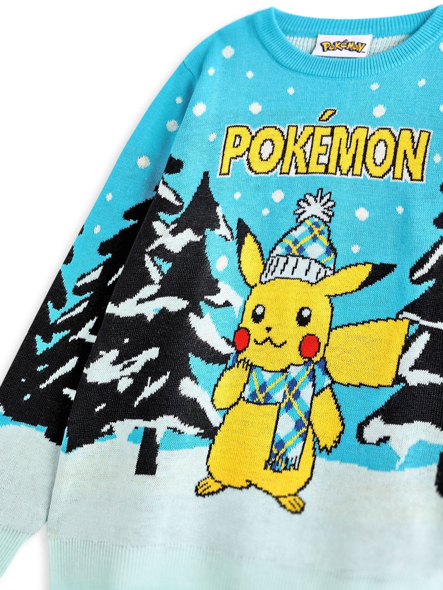 Dsiney Kidz - Vanilla Underground Blue Pokemon Character Christmas Jumpers image 4