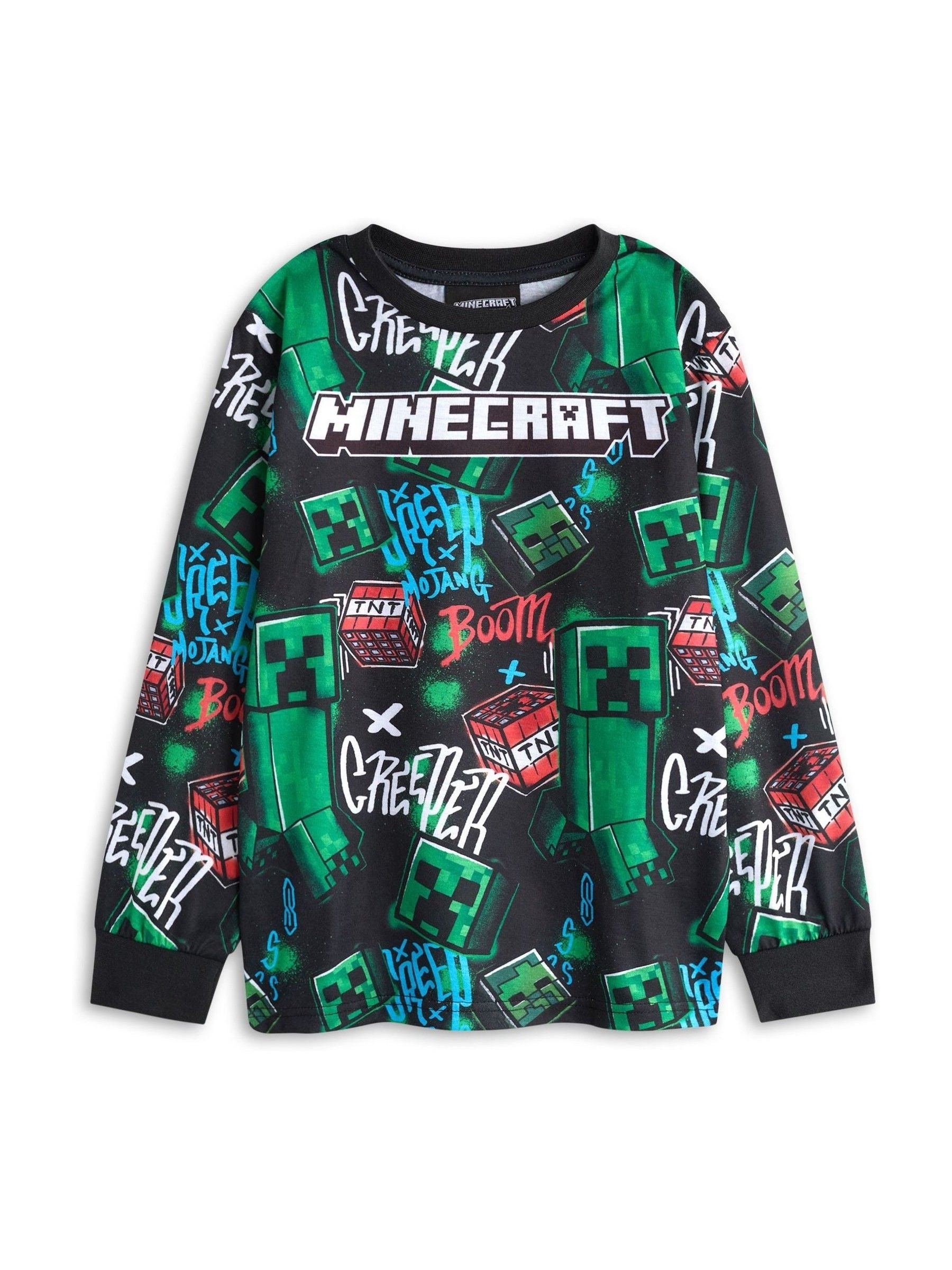 Dsiney Kidz - Vanilla Underground Black Minecraft Pyjamas 2 Pack image 2