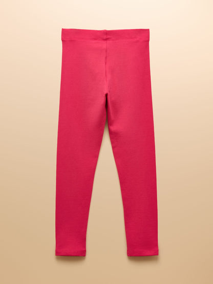 Joules Girls' Deedee Pink Jersey Leggings image 2