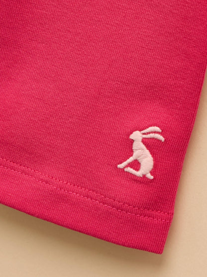 Joules Girls' Deedee Pink Jersey Leggings image 3