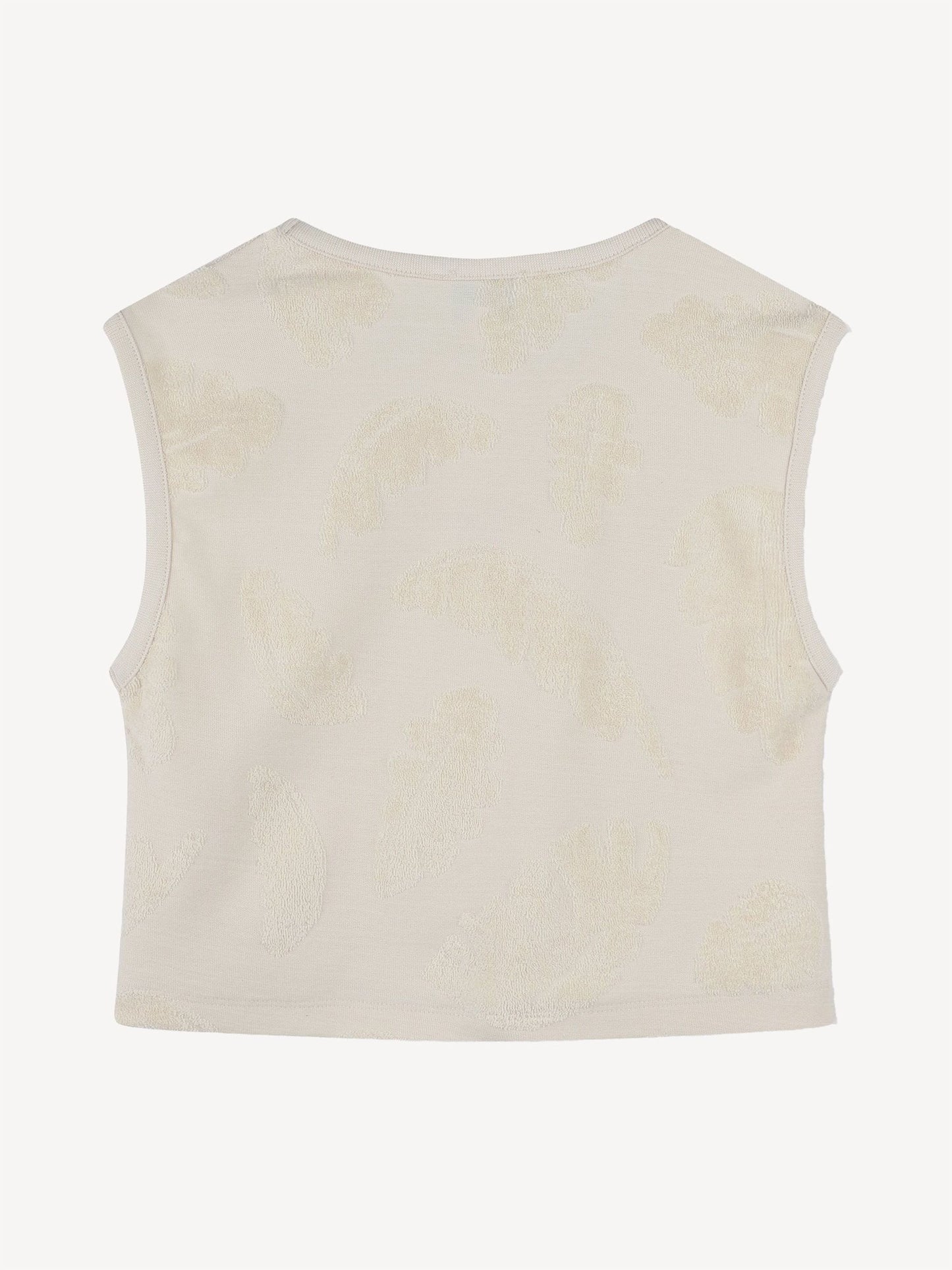 KENZO KIDS Natural Logo Palm Tree Tank Top And Shorts Set image 2