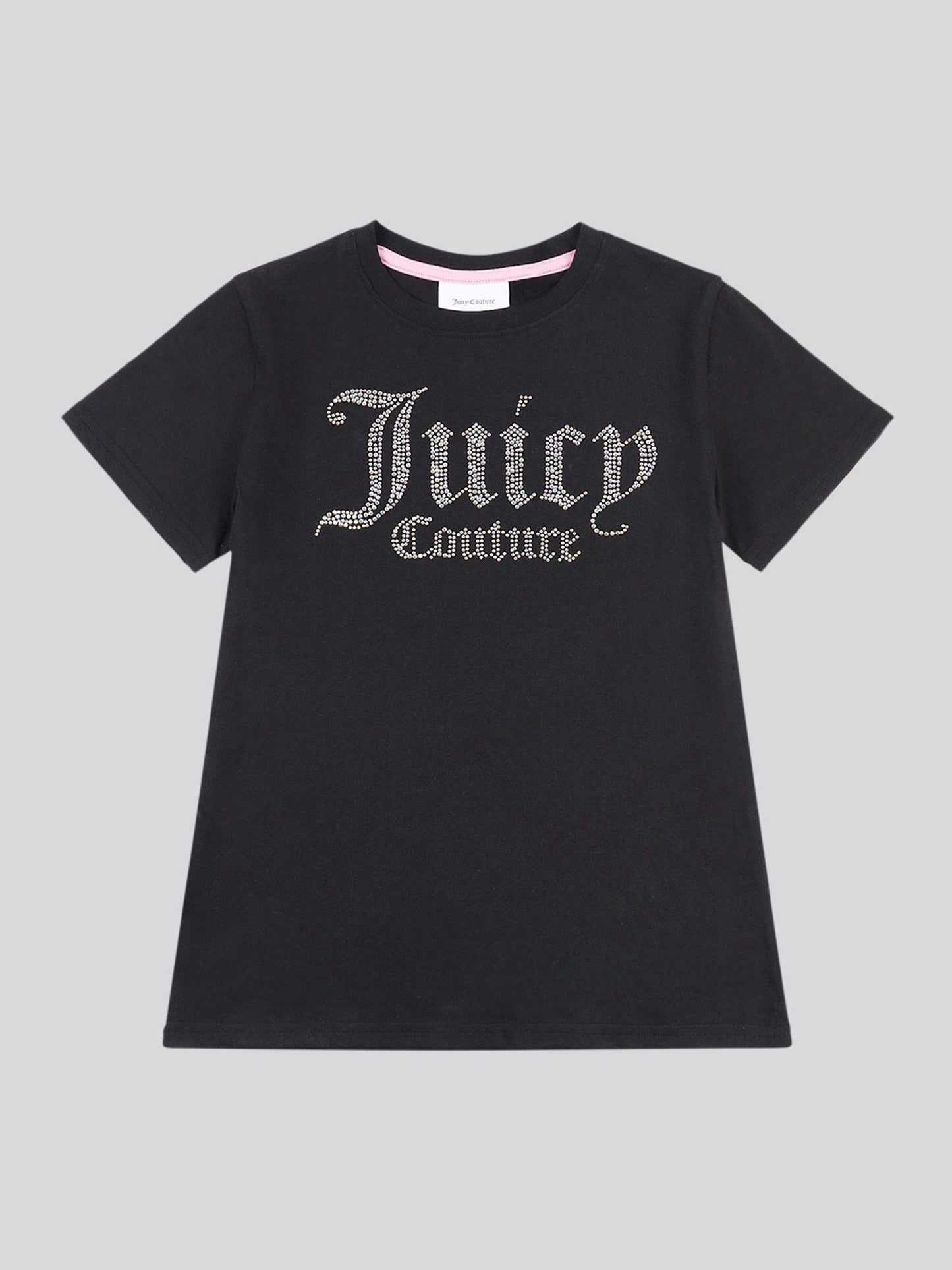 Dsiney Kidz - Juicy Couture Black Fitted Diamante T-Shirt image 5