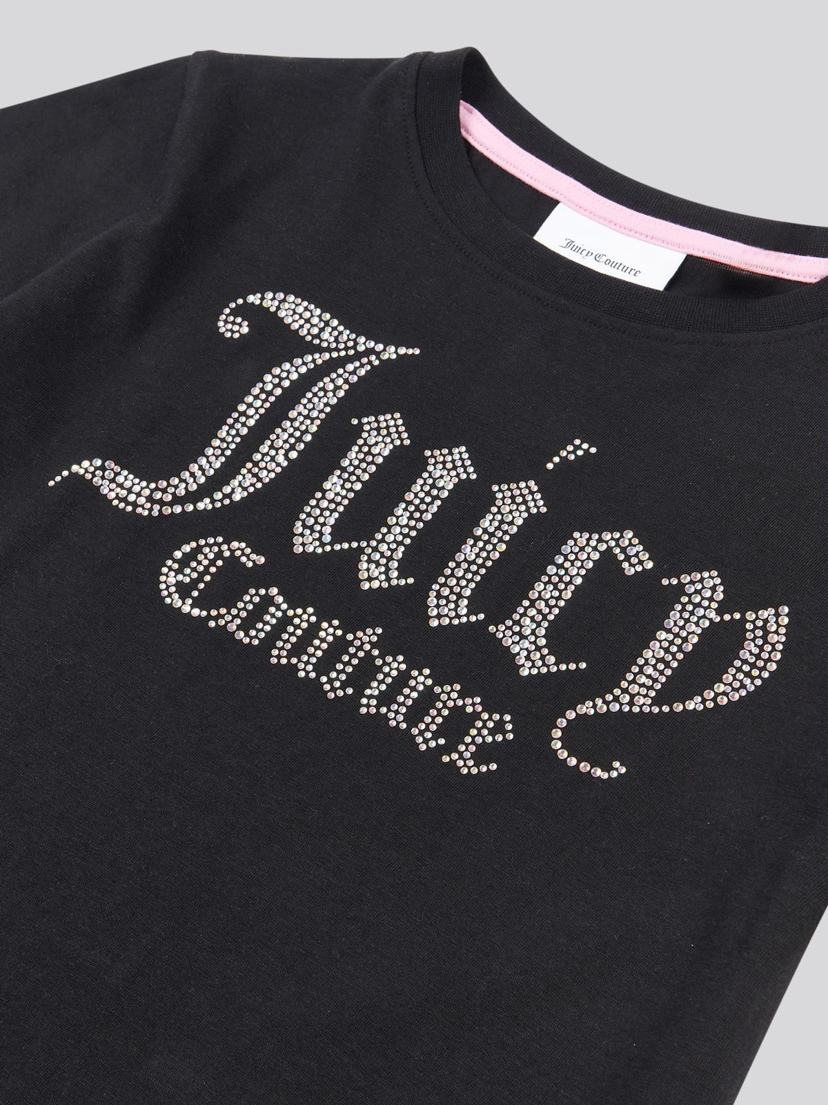 Dsiney Kidz - Juicy Couture Black Fitted Diamante T-Shirt image 7