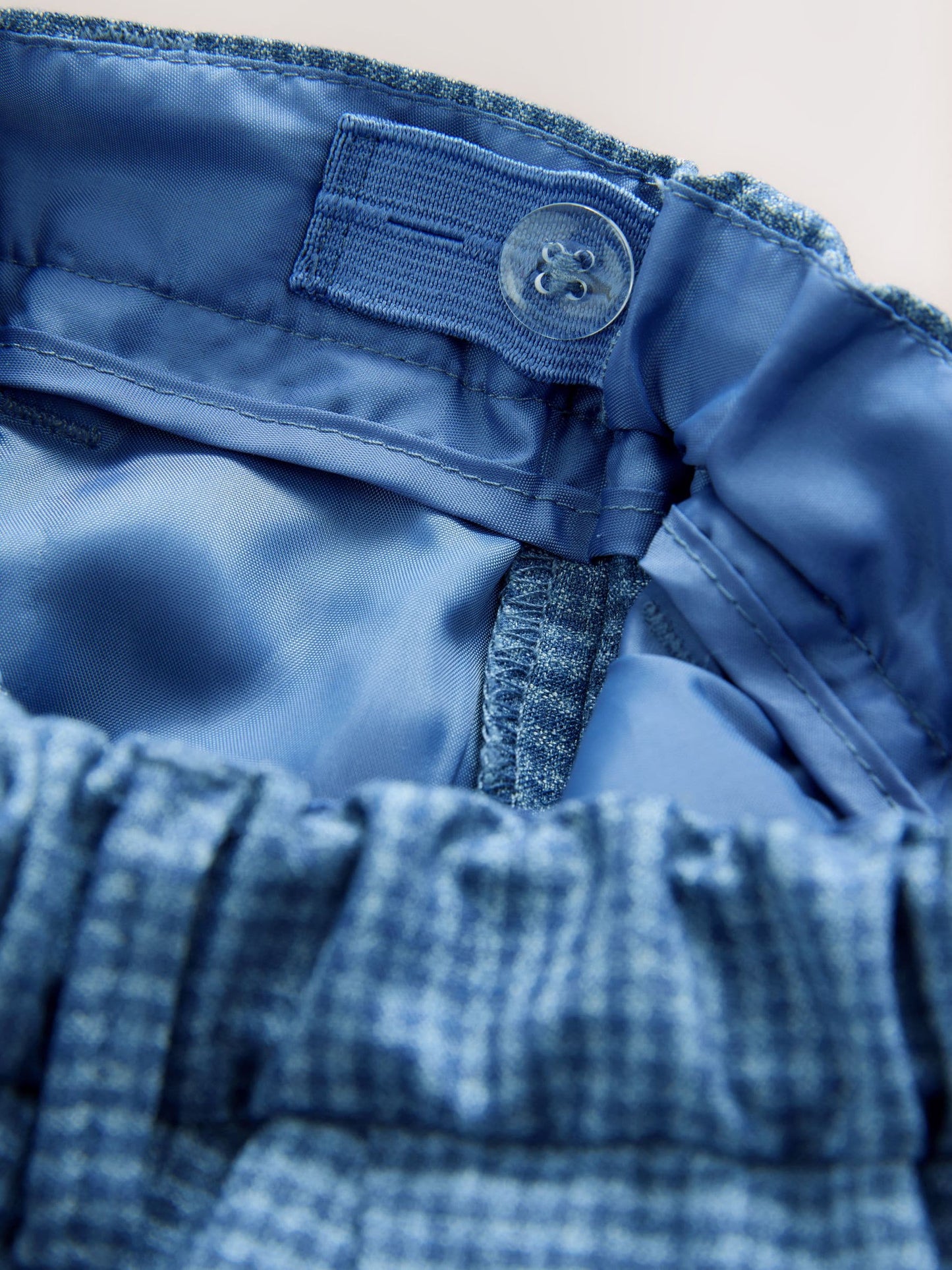 Blue Check Blazer, Shirt, Trousers & Bow Tie Set (3mths-9yrs) image 9