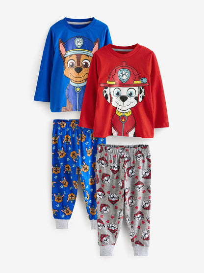Vanilla Underground Blue Boy's Character 100% Cotton Pyjamas 2 Pack image 1