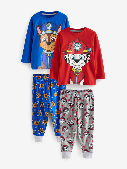 Vanilla Underground Blue Boy's Character 100% Cotton Pyjamas 2 Pack image 1