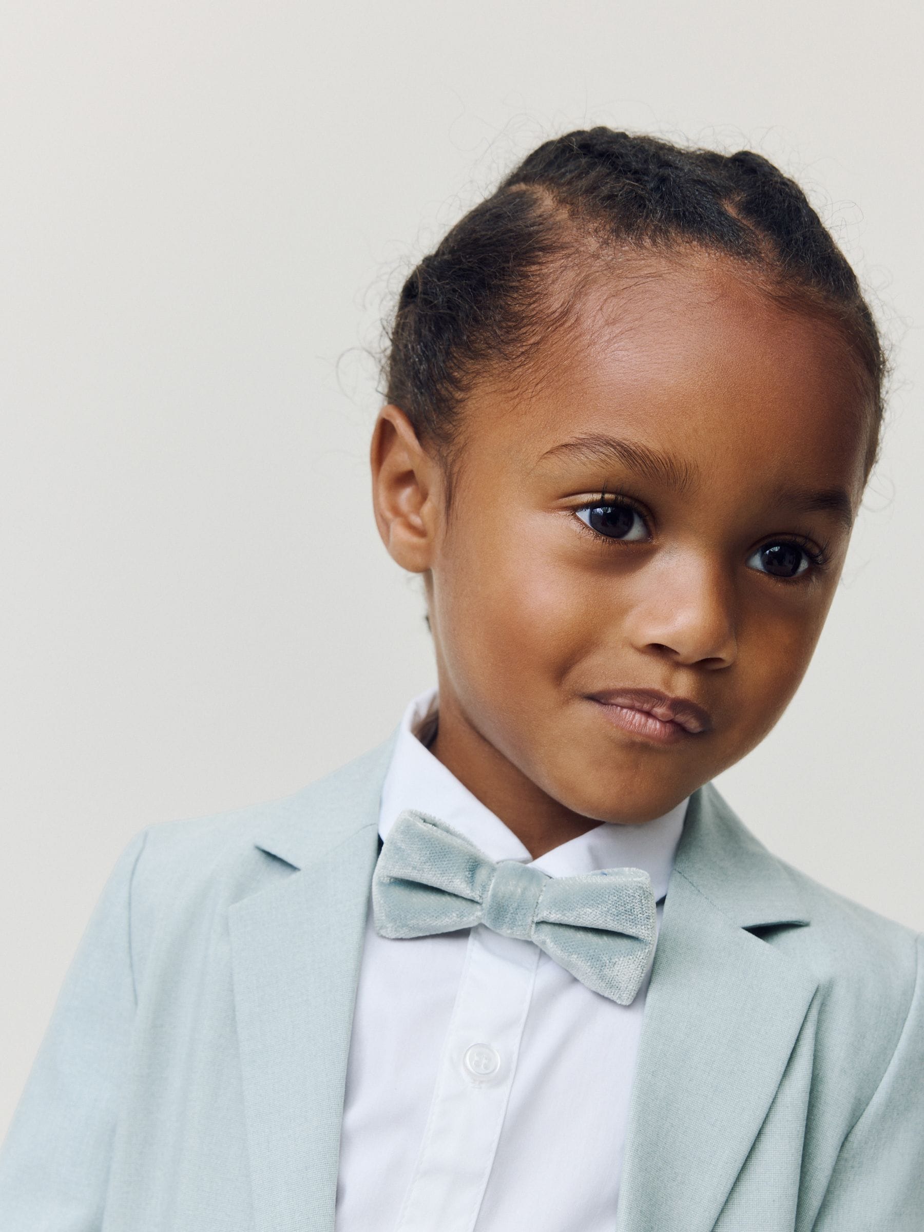 Dsiney Kidz - Blue Blazer, Shirt & Trouser Set Blazer Shirt Trousers and Bow Tie Set (3mths-12yrs) image 2
