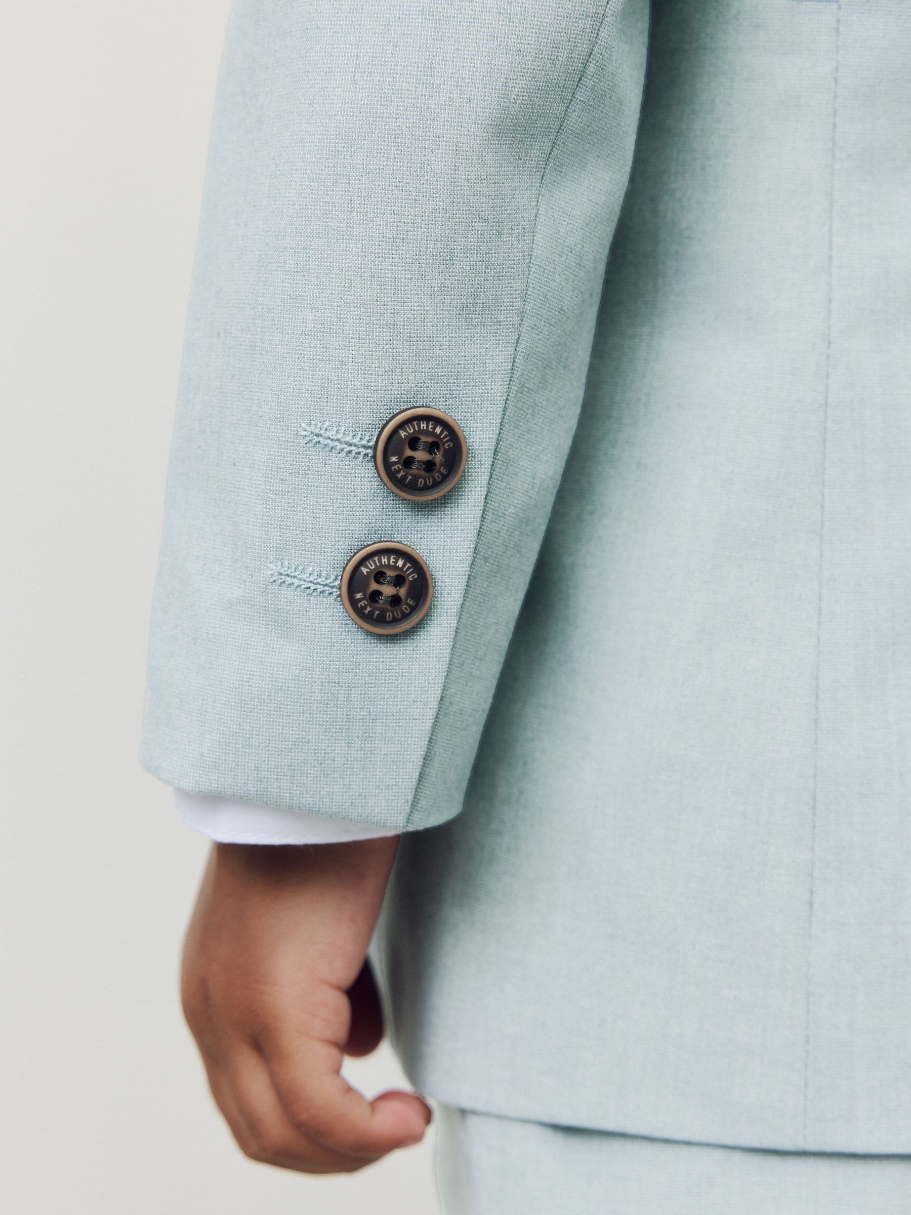 Dsiney Kidz - Blue Blazer, Shirt & Trouser Set Blazer Shirt Trousers and Bow Tie Set (3mths-12yrs) image 4