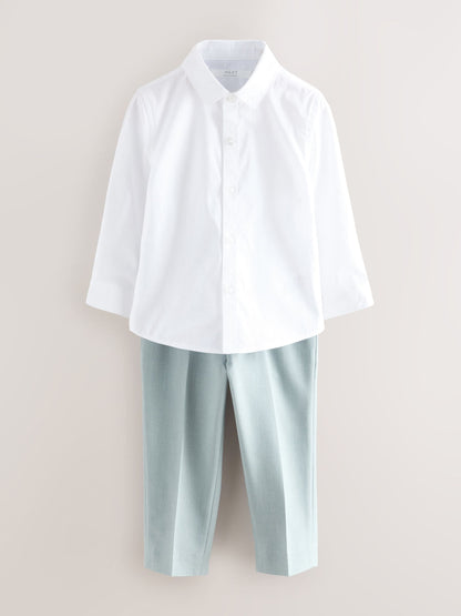 Dsiney Kidz - Blue Blazer, Shirt & Trouser Set Blazer Shirt Trousers and Bow Tie Set (3mths-12yrs) image 6